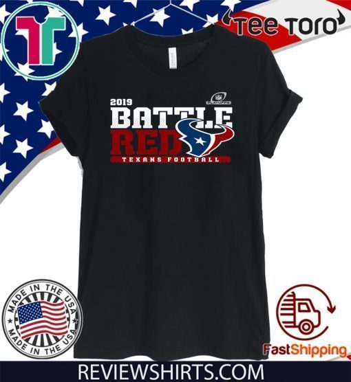 BATTLE RED Tee Shirt - Houston Texans 2019 NFL Playoffs