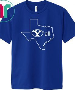 BYU Y'ALL TEXAS Y'ALL TEE SHIRT