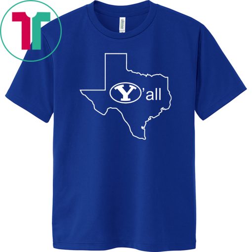 BYU Y'ALL TEXAS Y'ALL TEE SHIRT