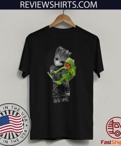 Baby Groot Hug Frog Official T-Shirt