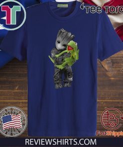 Baby Groot Hug Frog Official T-Shirt