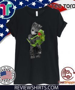 Baby Groot Hug Frog Official T-Shirt