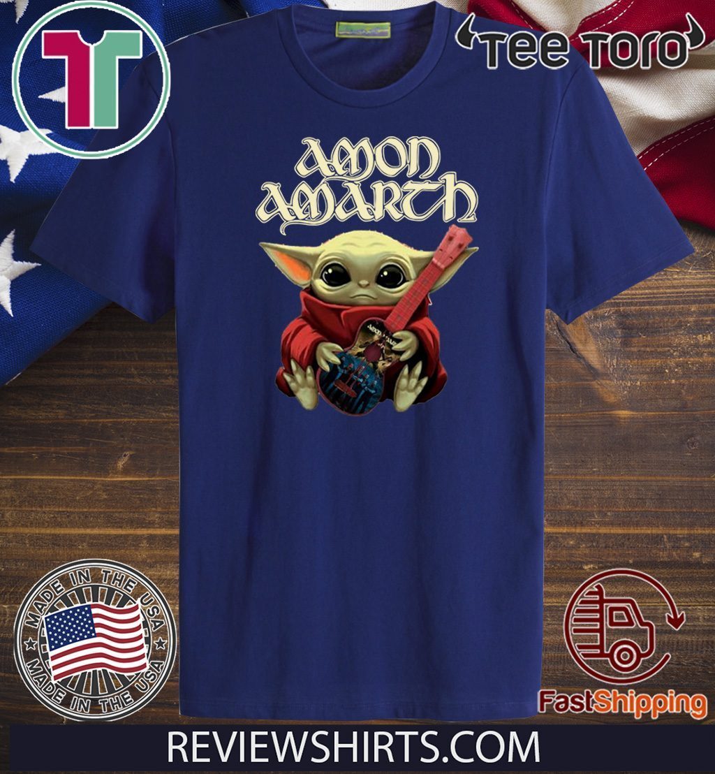 Baby Yoda Shirt Amon Amarth Tee Shirt