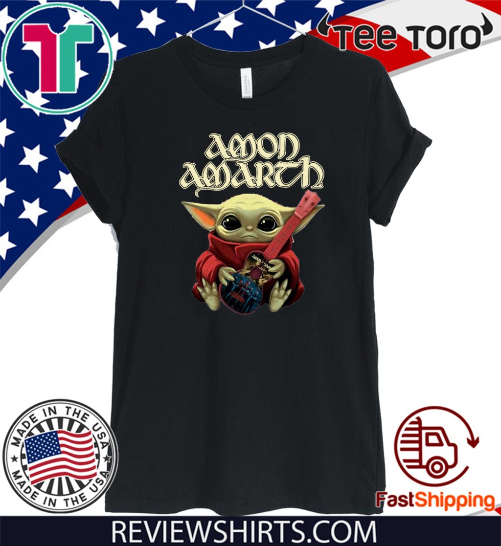 Baby Yoda Shirt Amon Amarth Tee Shirt