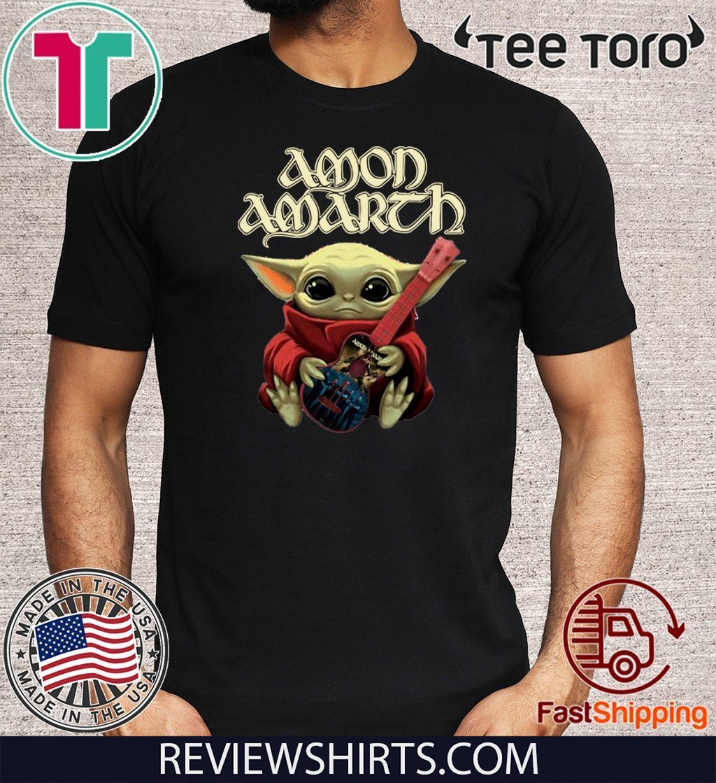 Baby Yoda Shirt Amon Amarth Tee Shirt