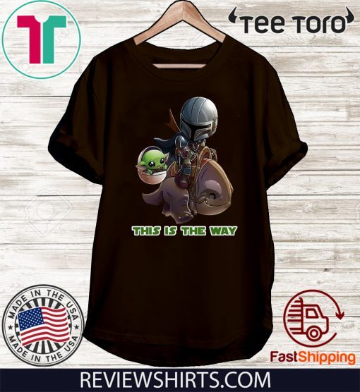 Baby Yoda And Jaster Mereel This Is The Way 2020 T-Shirt