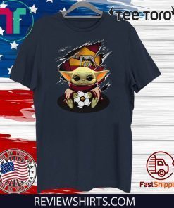 Baby Yoda Blood Inside As Roma Offcial T-Shirt