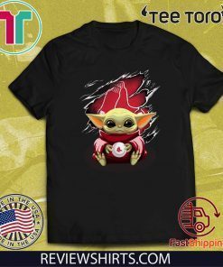 Baby Yoda Blood Inside Boston Red Sox T Shirt