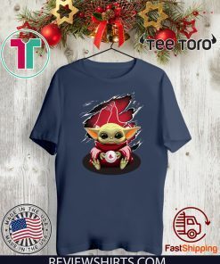 Baby Yoda Blood Inside Boston Red Sox T Shirt