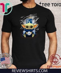 Baby Yoda Blood Inside Kansas City Royals Unisex T-Shirt