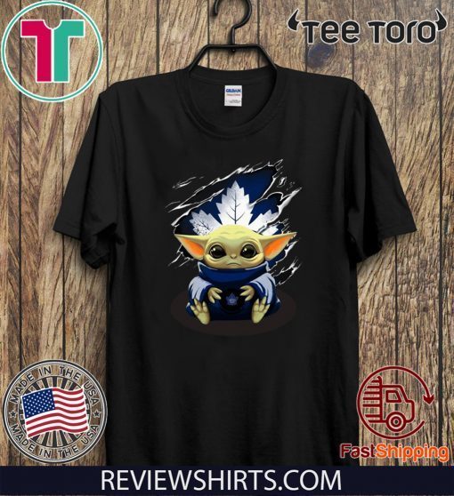 Baby Yoda Blood Inside Toronto Maple Leafs 2020 T-Shirt