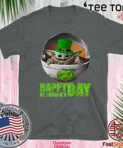 Baby Yoda Happy St Patrick's Day Unisex T-Shirt