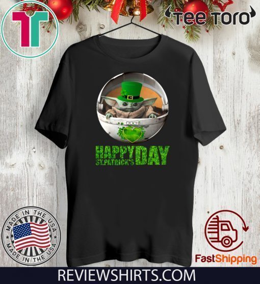 Baby Yoda Happy St Patrick’s Day Shirts