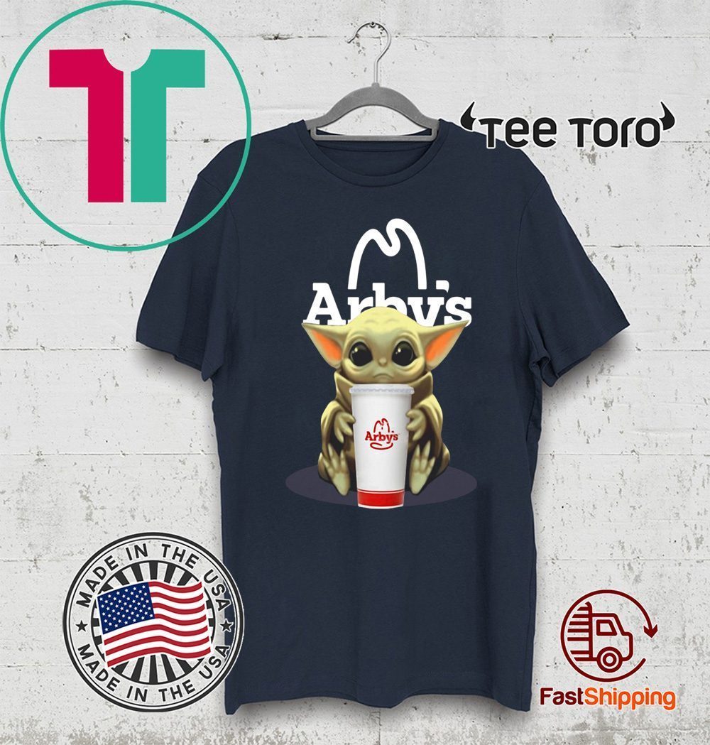 Baby Yoda Hug Arbys Limited Edition T-shirt - Reviewstees