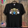 Baby Yoda Hug Bowling Original T-Shirt