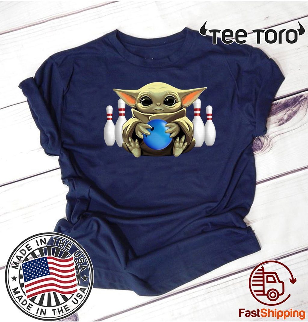 Baby Yoda Hug Bowling Original T-Shirt