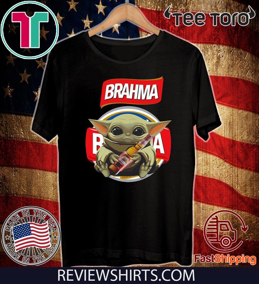 Baby Yoda Hug Brahma Official T-Shirt