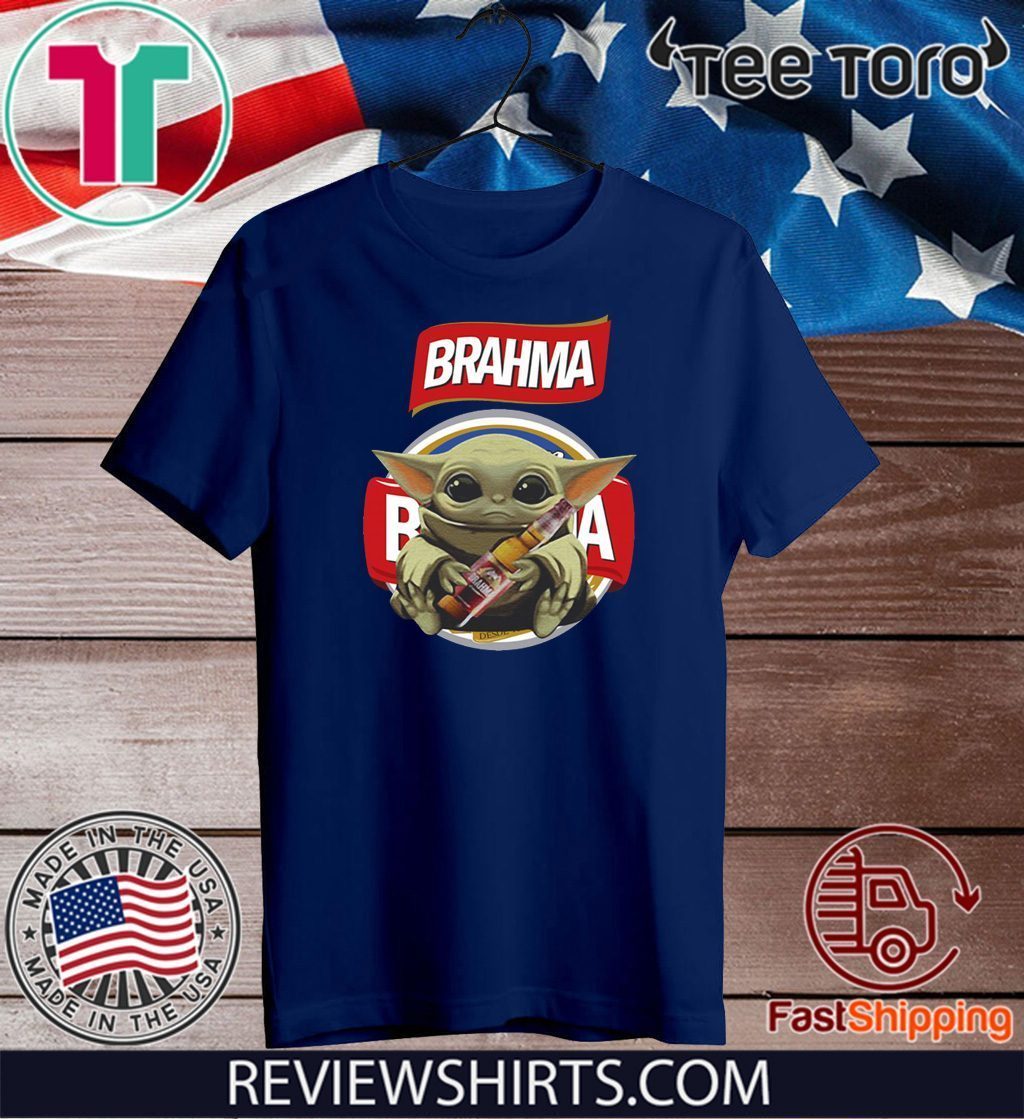 Baby Yoda Hug Brahma Official T-Shirt