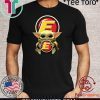 Baby Yoda Hug Estes Express Lines Official T-Shirt