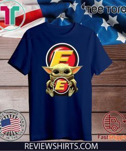 Baby Yoda Hug Estes Express Lines Official T-Shirt