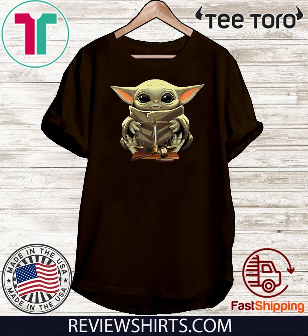 Baby Yoda Hug Lawyer Shirt T-Shirt
