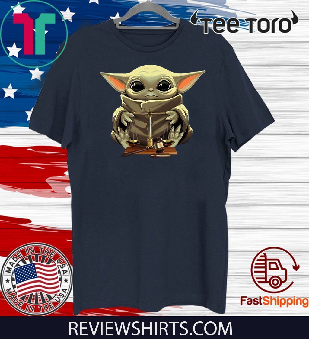 Baby Yoda Hug Lawyer Shirt T-Shirt