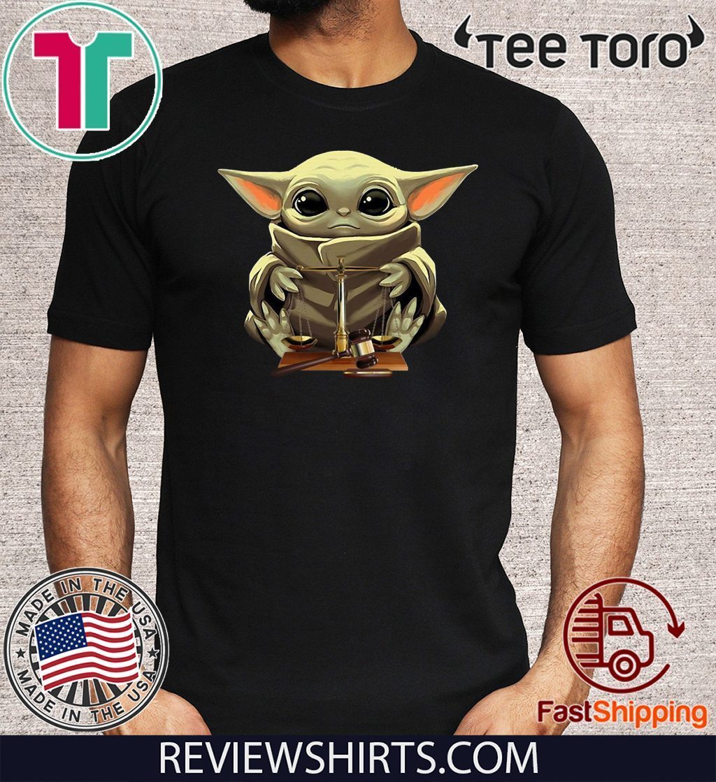 Baby Yoda Hug Lawyer Shirt T-Shirt