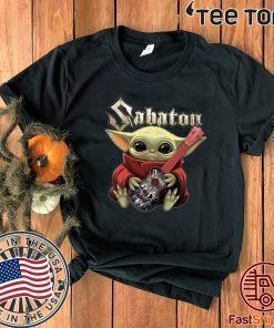 Baby Yoda Hug Sabaton Unisex T-Shirt