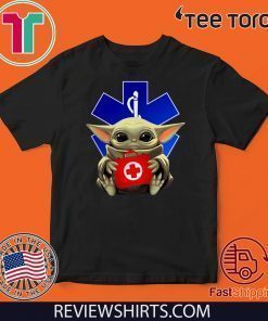 Baby Yoda Hug Star Of Life Offcial T-Shirt