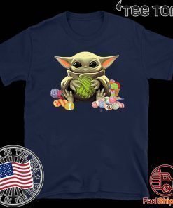 Baby Yoda Hug Wool Rolls Shirt T-Shirt