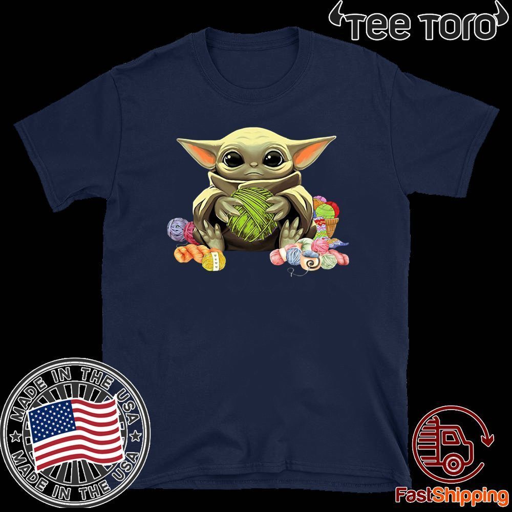 Baby Yoda Hug Wool Rolls Shirt T-Shirt