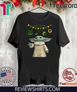 Baby Yoda St Patrick’s Day For T-Shirt