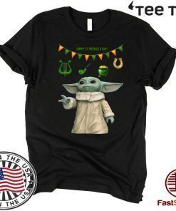 Baby Yoda St Patrick’s Day For T-Shirt
