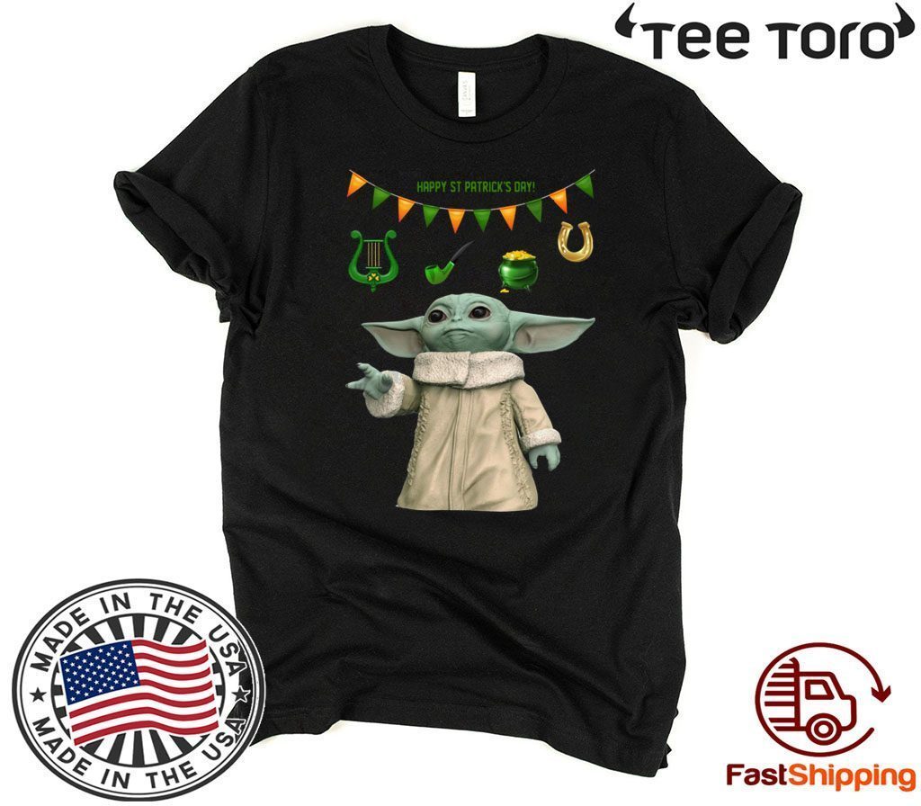 Baby Yoda St Patrick’s Day For T-Shirt