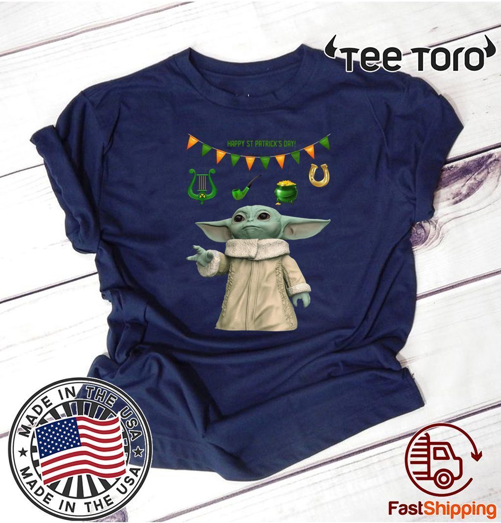 Baby Yoda St Patrick’s Day For T-Shirt