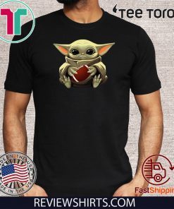 Baby Yoda and American football 2020 T-Shirt