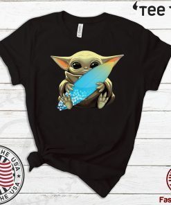 Baby Yoda and Windsurfing Official T-Shirt