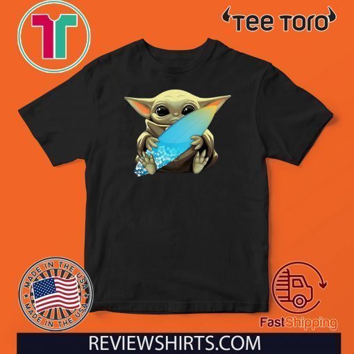 Baby Yoda and Windsurfing Official T-Shirt