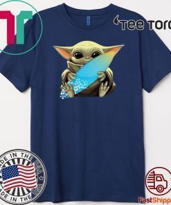 Baby Yoda and Windsurfing Official T-Shirt