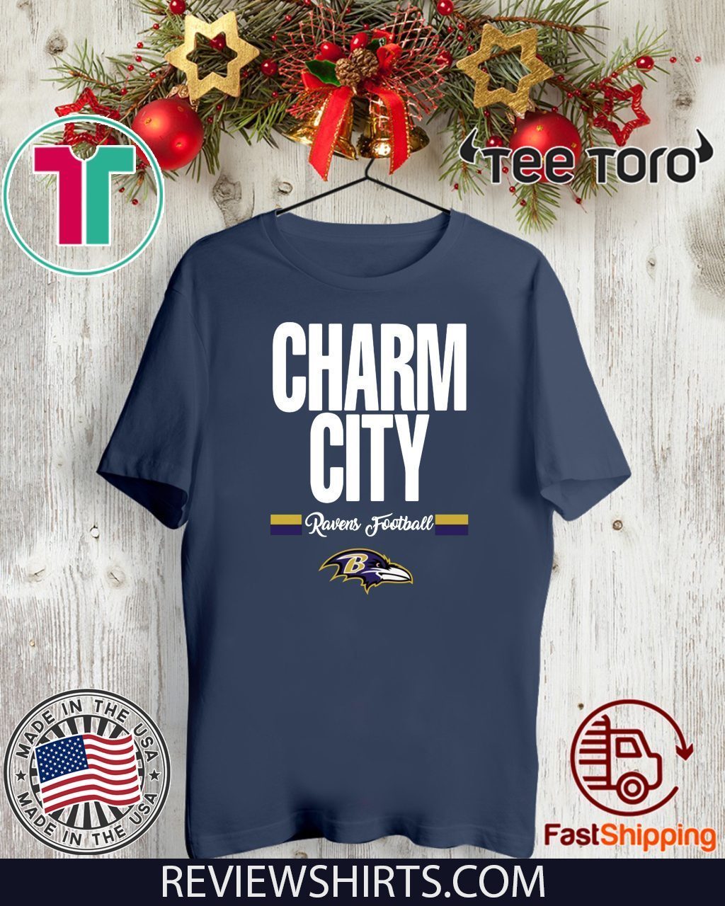 ravens charm city shirt