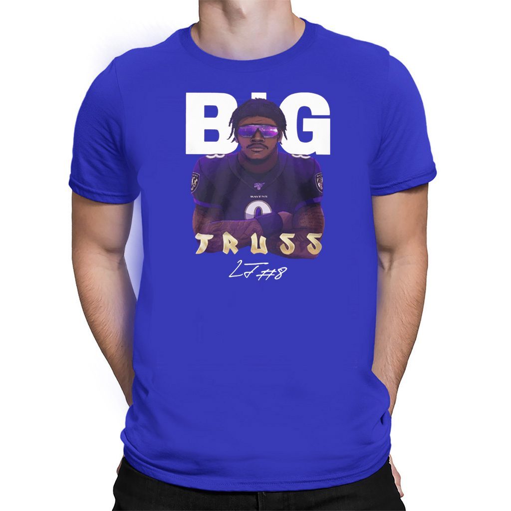 Big Truss Lamar Jackson Baltimore Ravens T Shirt - ReviewsTees