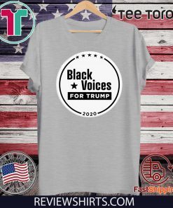 Black Voices for Donald Trump Buttons 2020 T-Shirt