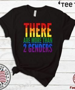 COOL GIFT THERE ARE MORE THAN TWO GENDERS 2020 T-SHIRT