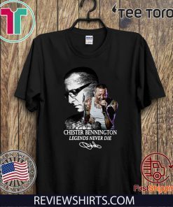 Chester Bennington Legends Never Die Signatures Limited Edition T-Shirt