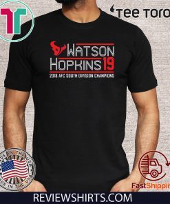 Details about Deshaun Watson DeAndre Hopkins Shirt - Houston Texans AFC South Champions campaign Official T-Shirt