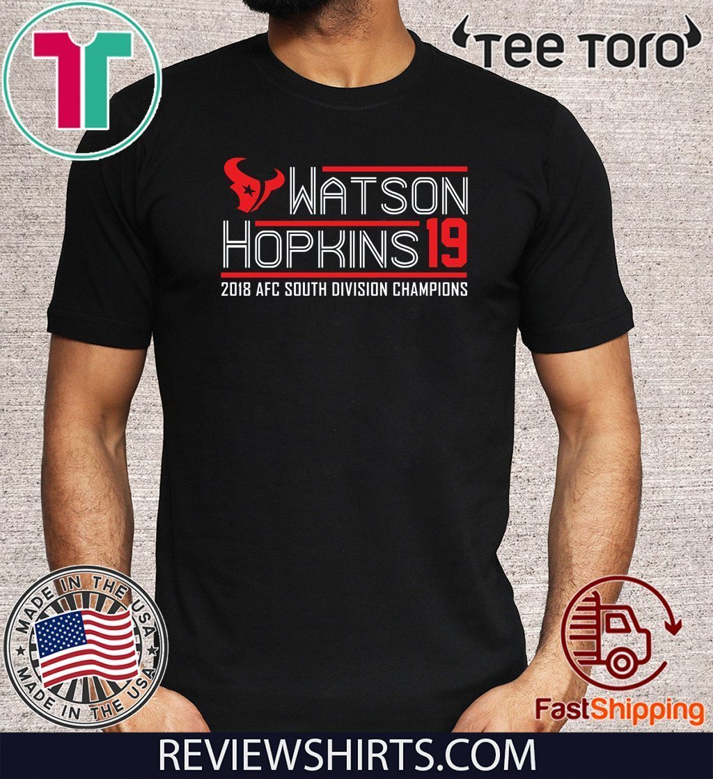 Details about Deshaun Watson DeAndre Hopkins Shirt - Houston Texans AFC ...