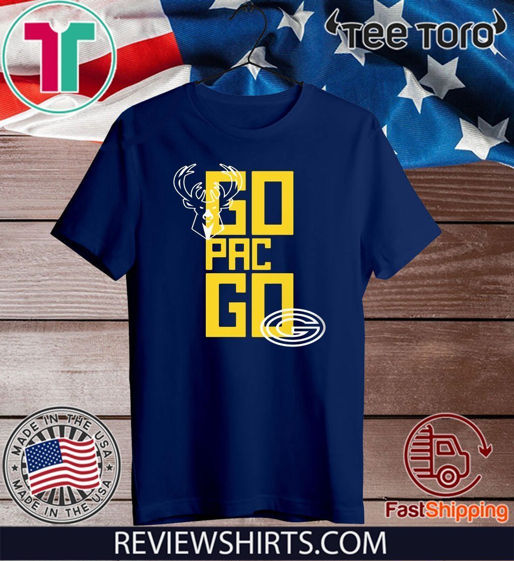 Go Pack Go Shirt - Milwaukee Bucks And Green Bay Packers T-Shirt -  ReviewsTees