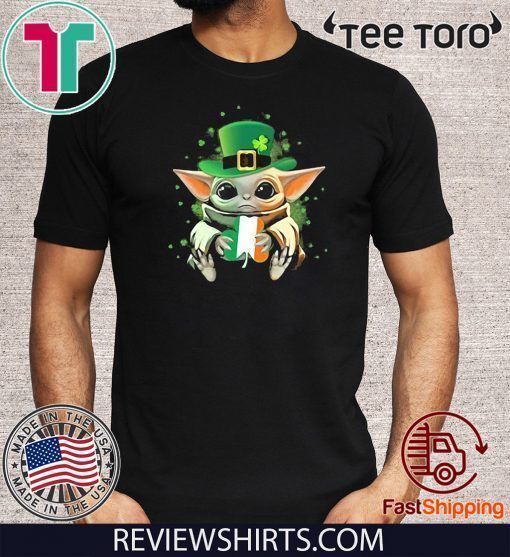 Happy Patricks Day Baby Yoda Official T-Shirt