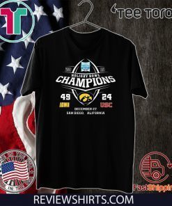 Holiday Bowl Champions Iowa USC Limited Edition T-Shirt