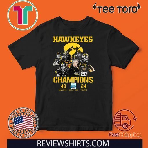 Iowa Hawkeyes Players Champions 2020 T-Shirt